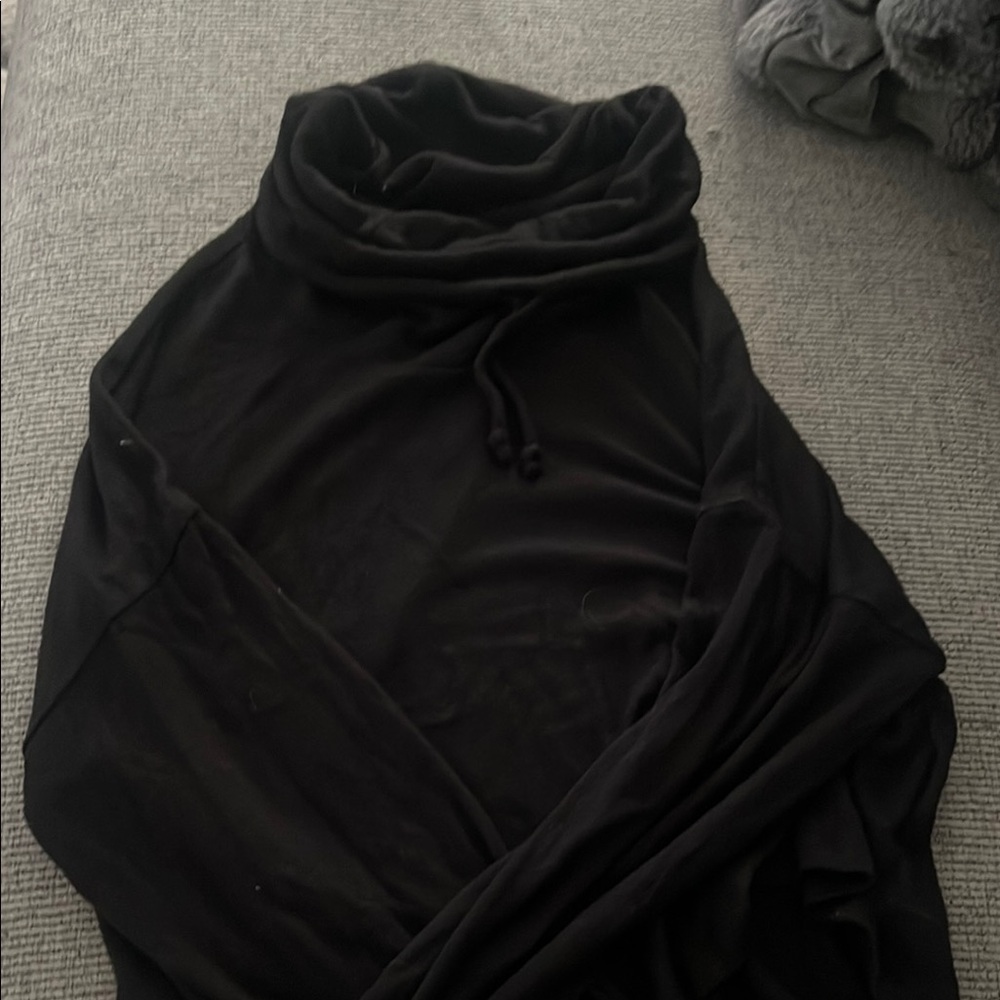 Brass Plum (BP) Black Cowl Neck Sweater